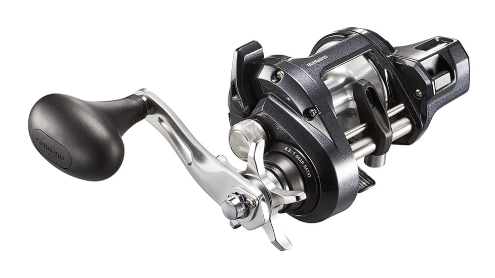Shimano Tekota 500 LC Conv. Levelwind Star Drag Reel, RH 4BB, 6.3:1, 340/14lb Mono, 330/50lb Power Pro, TEK500HGLCA