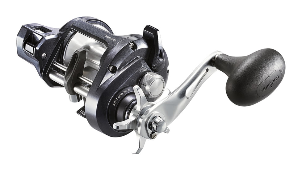 Shimano Tekota 601 LC Conv. Levelwind Star Drag Reel, LH 4BB, 6.3:1, 300/20lb Mono, 460/50lb Power Pro, TEK601HGLCA