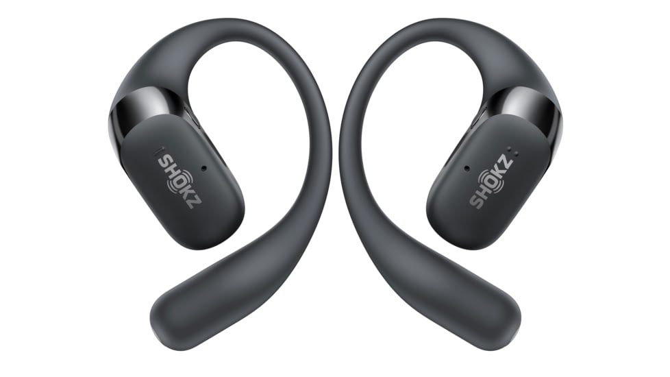 Shokz OpenFit 2+ Open-Ear Headphones, Black, T921-ST-BK-US