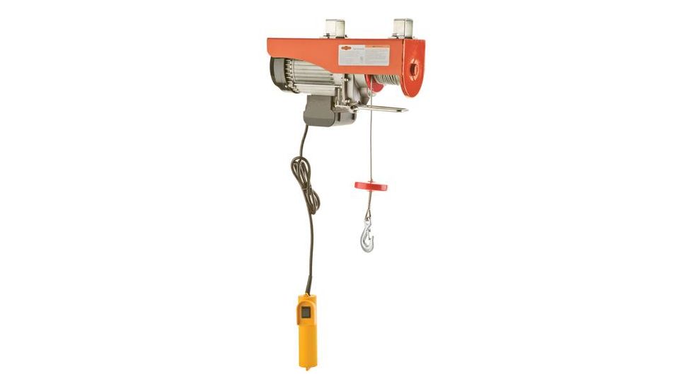 Shop Fox Electric Hoist w/ 5.5in. Long Cord, 440 lb. One-Line Capacity/880 lb. Two-Line Capacit D4077