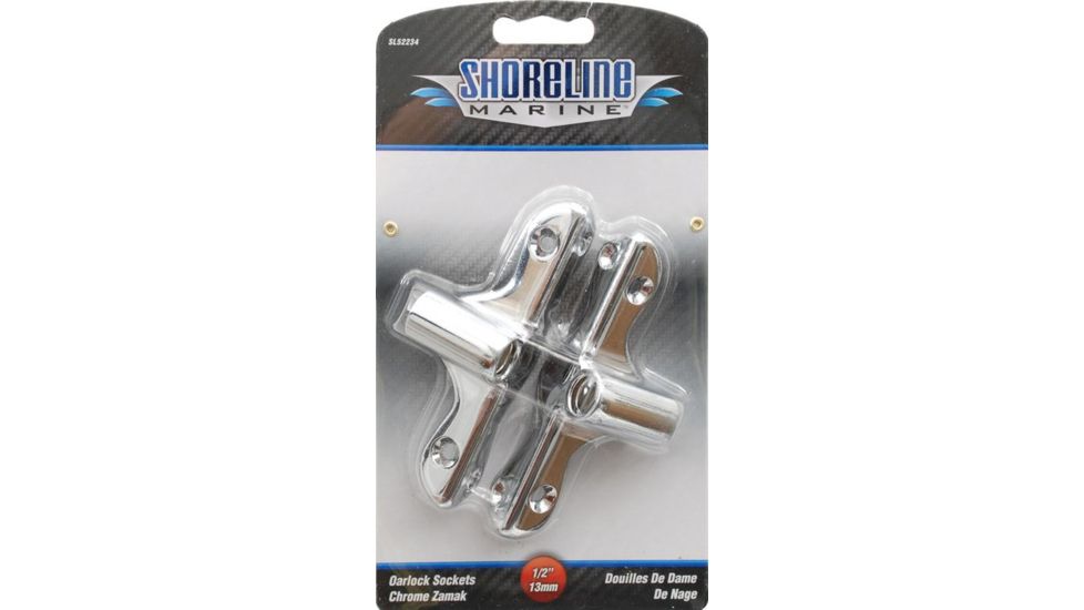 Shoreline Marine Chrome Plated Oarlock Sockets 052234