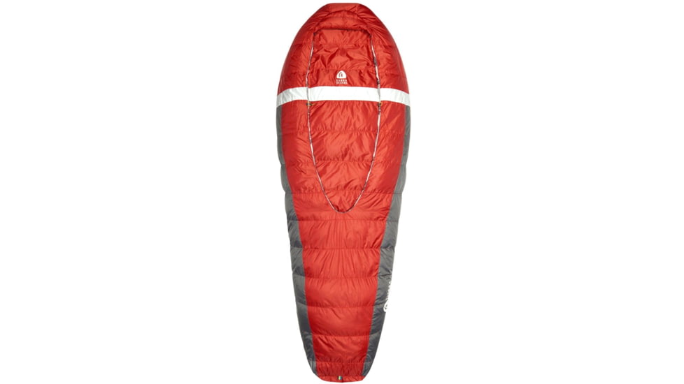 Sierra Designs Backcountry Bed 650F 20 Deg Sleeping Bag, Red, Regular, 70603824R