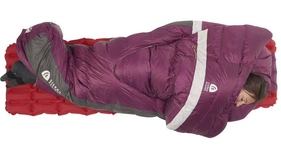 Sierra Designs Backcountry Bed 650F 20 Deg Sleeping Bag - Womens, Purple, Regular, 70603920R