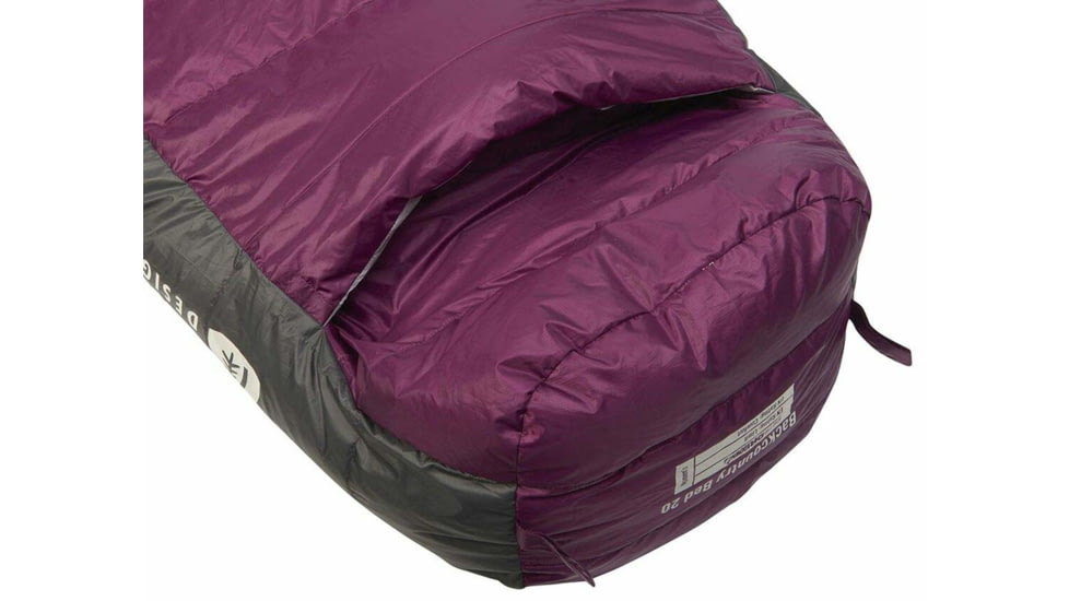 Sierra Designs Backcountry Bed 650F 20 Deg Sleeping Bag - Womens, Purple, Regular, 70603920R