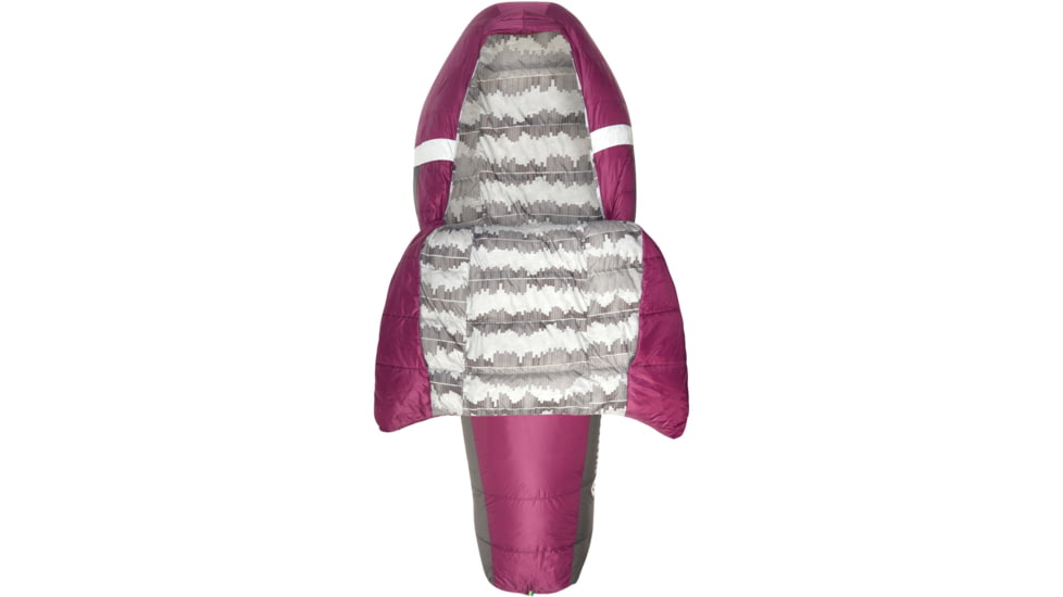 Sierra Designs Backcountry Bed 650F 20 Deg Sleeping Bag - Womens, Purple/White/Grey, Regular, 70603924R