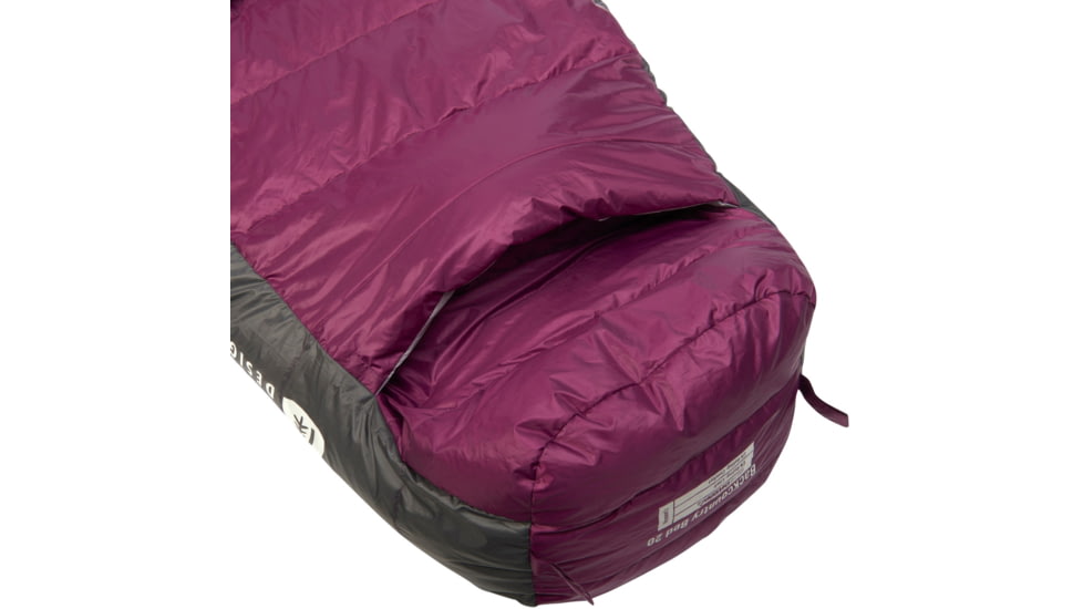 Sierra Designs Backcountry Bed 650F 20 Deg Sleeping Bag - Womens, Purple/White/Grey, Regular, 70603924R