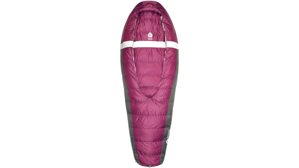 Sierra Designs Backcountry Bed 650F 20 Deg Sleeping Bag - Womens, Purple/White/Grey, Regular, 70603924R