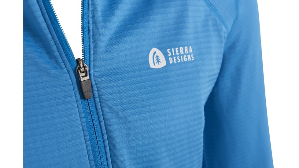 Sierra Designs Cold Canyon Full-Zip Fleece Jacket - Mens, Majorca Blue/Grey, Small, 25595019MAJ-SM