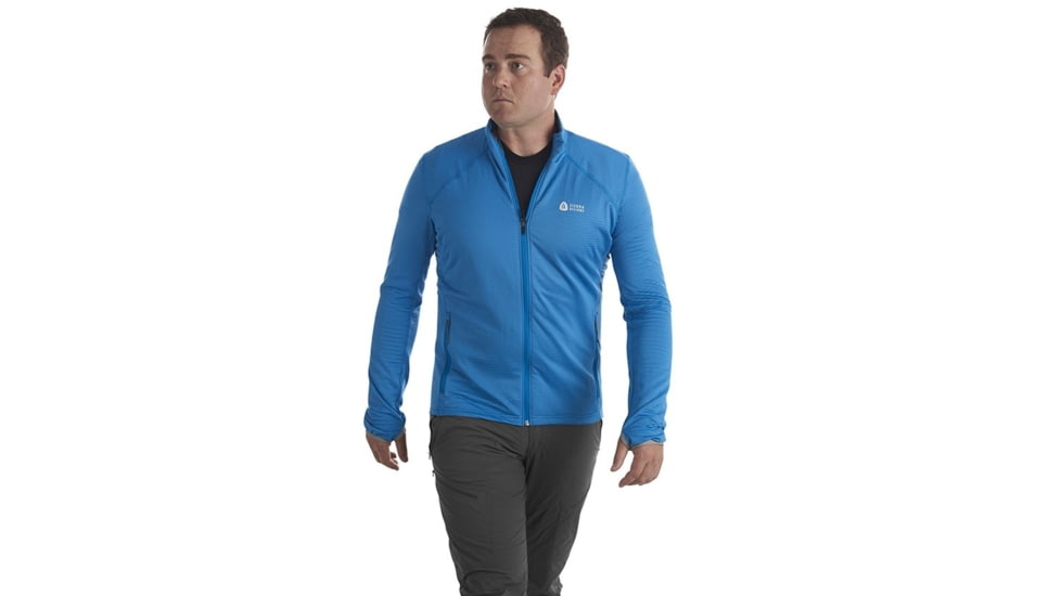 Sierra Designs Cold Canyon Full-Zip Fleece Jacket - Mens, Majorca Blue/Grey, Small, 25595019MAJ-SM