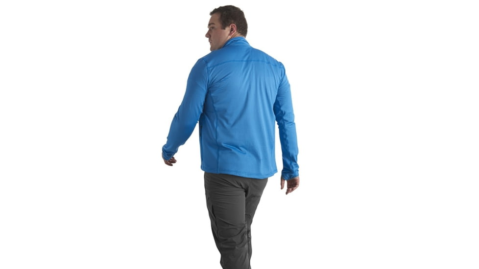 Sierra Designs Cold Canyon Full-Zip Fleece Jacket - Mens, Majorca Blue/Grey, Small, 25595019MAJ-SM