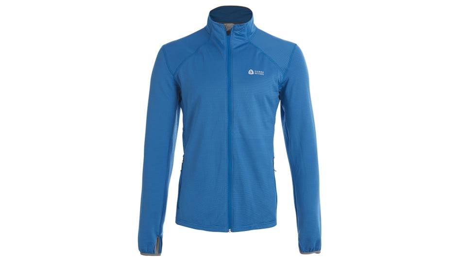 Sierra Designs Cold Canyon Full-Zip Fleece Jacket - Mens, Majorca Blue/Grey, Small, 25595019MAJ-SM