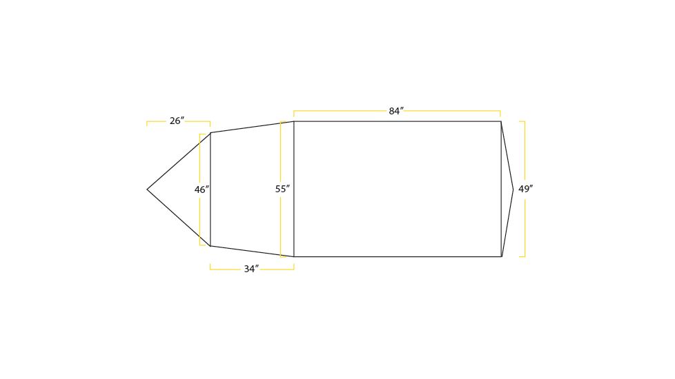 Sierra Designs Convert 2 Tent - 2 Person, 4 Seasons-Yellow/Blue