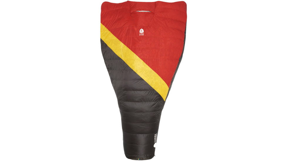 Sierra Designs Nitro Quilt 800F 20 Degrees Sleeping Bags, Red/Yellow/Black, Regular, 80710524R