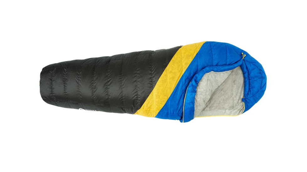 Sierra Designs Nitro UL 35 Sleeping Bag 800 Dridown-Blue/Yellow/Peat-Regular