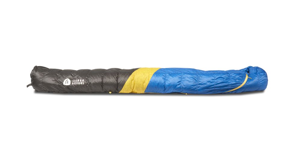 Sierra Designs Nitro UL 35 Sleeping Bag 800 Dridown-Blue/Yellow/Peat-Regular
