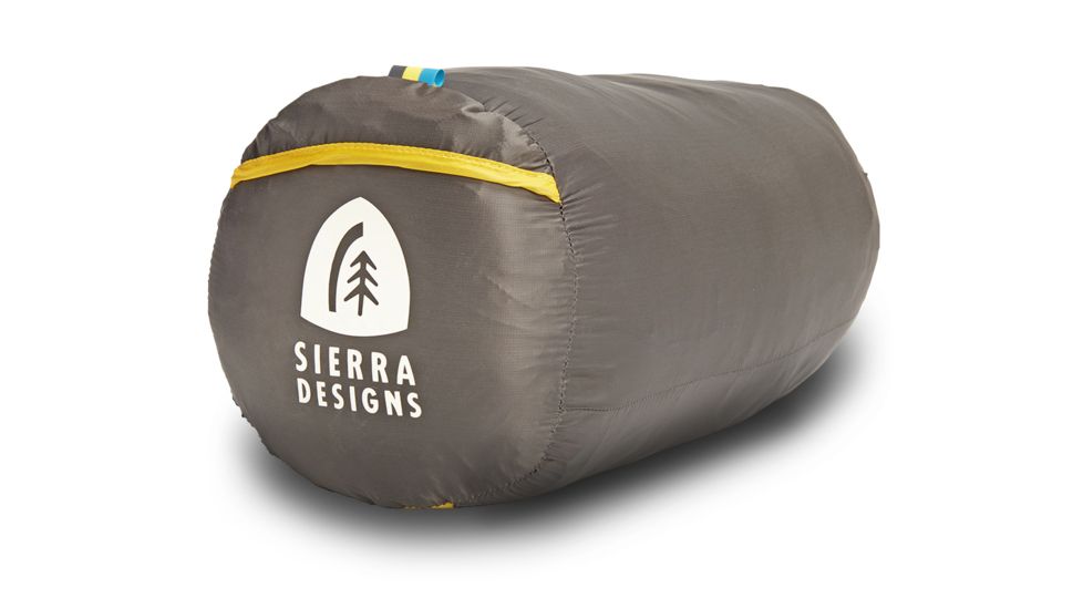 Sierra Designs Nitro UL 35 Sleeping Bag 800 Dridown-Blue/Yellow/Peat-Regular