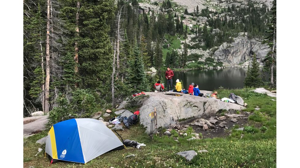 Sierra Designs Sweet Suite 2 Tent - 2 Person, 3 Season-Blue/Yellow