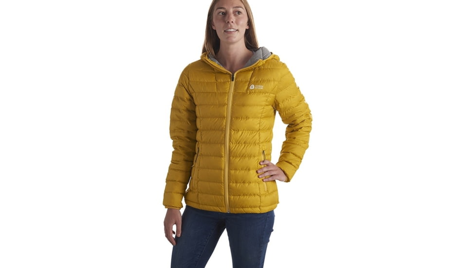 Sierra Designs Whitney Hooded Jacket - Womens, Sunflower/Grey, Extra Small, 3551519SF-XS