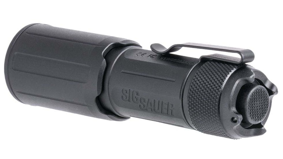 SIG SAUER FOXTROT-EDC Compact Rechargeable Flashlight, 1,350 Lumens, Black, SOFEC001