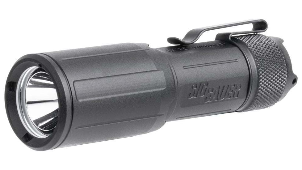 SIG SAUER FOXTROT-EDC Compact Rechargeable Flashlight, 1,350 Lumens, Black, SOFEC001