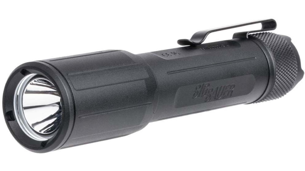 SIG SAUER FOXTROT-EDC Full-Size Rechargeable Flashlight, 1,350 Lumens, Black, SOFEF001