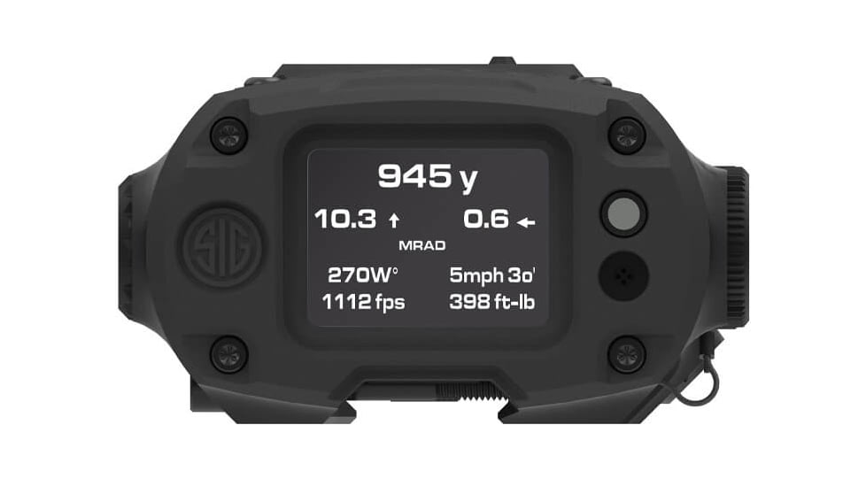 SIG SAUER Kilo Warp 905nm Rangefinder, Black, SOKW39C0