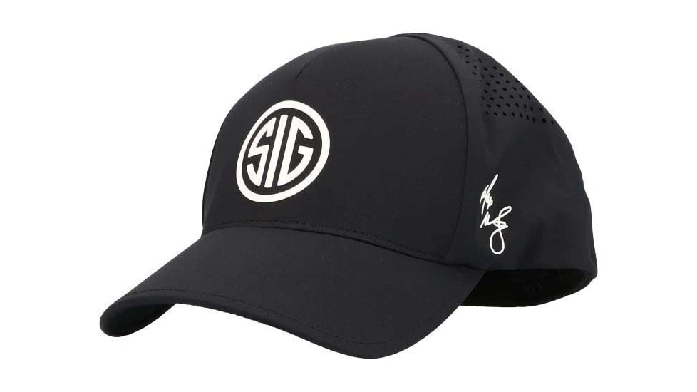 SIG SAUER Hat, Max Michel Signature, Sig Mark, Flex Fit Delta, Black