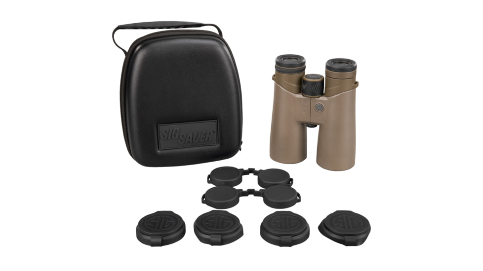 Sig Sauer ZULU4 HD Marine, Binocular, 50mm Objective, 12X Magnification, Matte Finish, Orange, Includes Carrying Case, Neck Strap and Lens Covers, SOZ40002OR