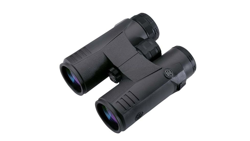 SIG SAUER Zulu5 Binocular, 10X42mm, HD Lens, Open Bridge, Black, Small, SOZ52101