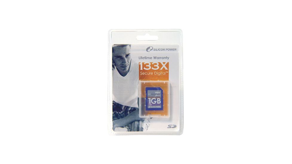 Silicon Power Secure Digital 133X Hi-Speed Memory Card - 1GB / 2GB