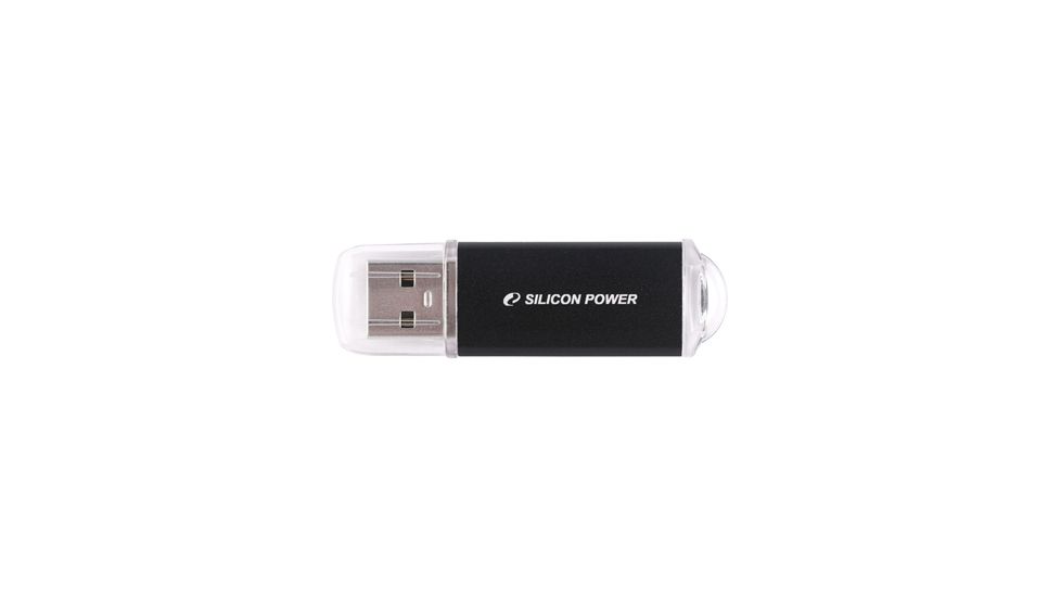 Silicon Power ULTIMA II-I Series Black USB Flash Drive - 1GB / 2GB / 4GB