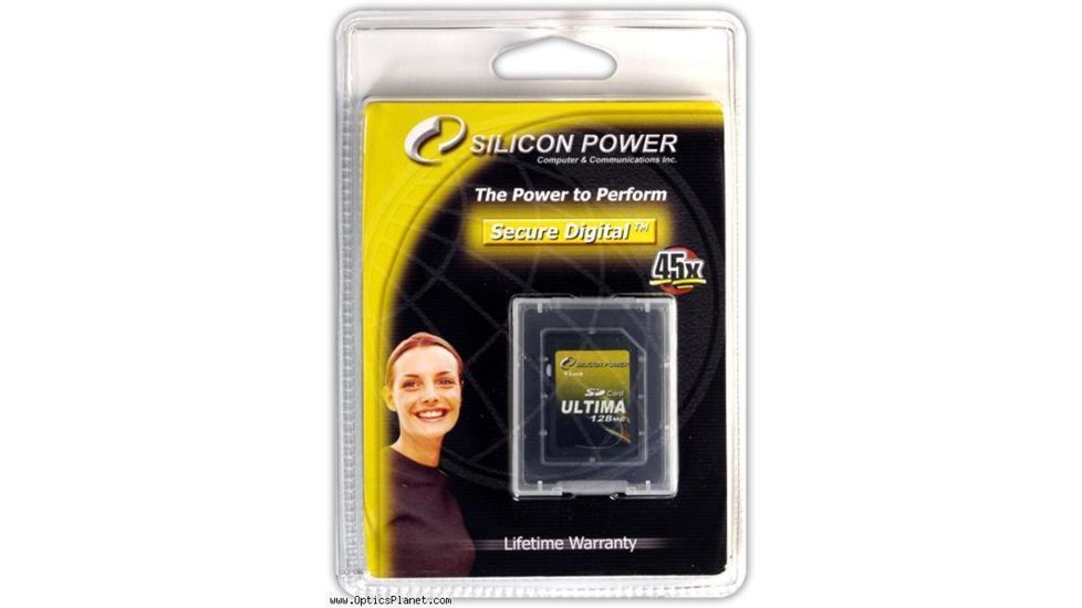 Silicon Power Ultima 45X 128 MB Secure Digital Card