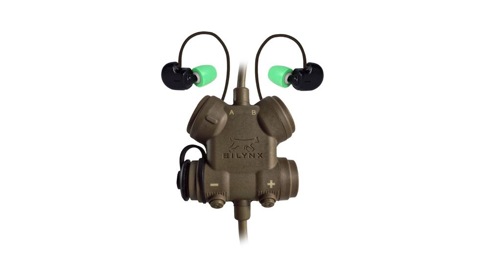 Silynx Clarus Systems Headset Kit - Clarus Control Box, In-Ear Headset with in-ear mic, Motorola APX Cable Adaptor, Tan CLAR-T-N-002