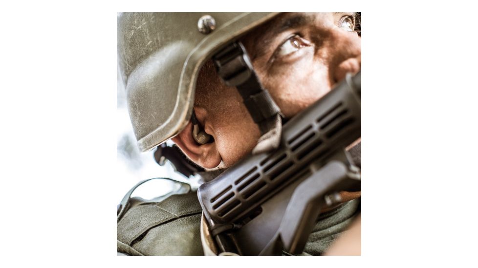 Silynx Clarus XPR Modular Sigle-Sided Headset w/CA0128-09 Cable Adapter, Tan, CXPRQH-D-012