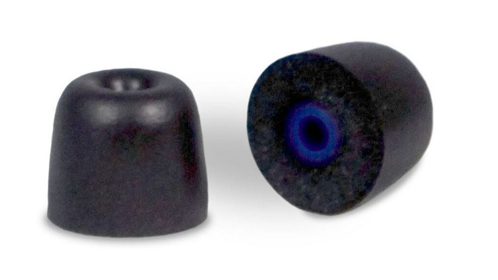 Silynx Foam Ear Tips, Moderate Noise, 3 Pairs, Black, Medium ERC000017-01