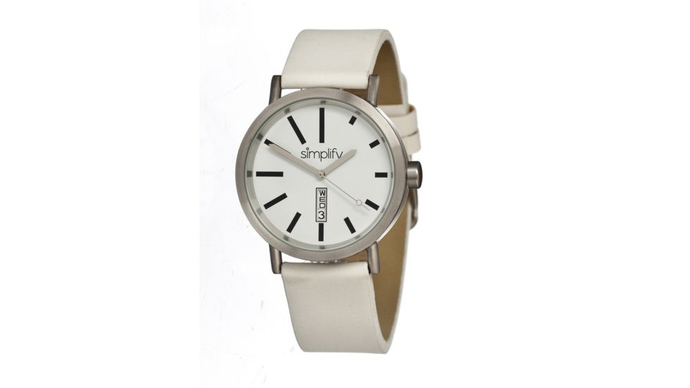 Simplify 0402 The 400 Watch, White SIM0402