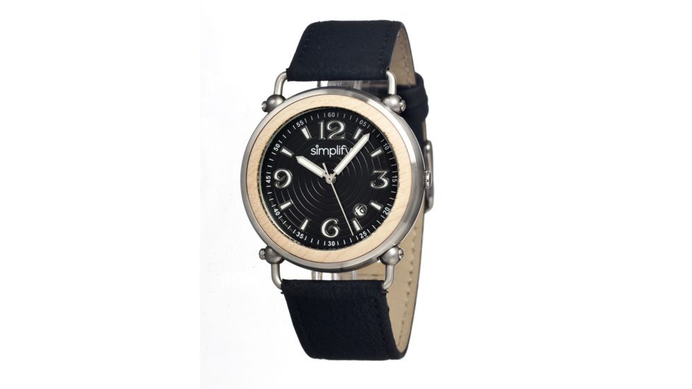 Simplify 1602 The 1600 Mens Watch, Black SIM1602