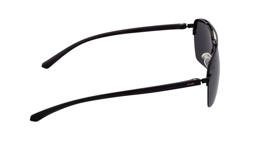 Simplify Lennox Polarized Sunglasses - Unisex, Black/Black, One Size, SSU119-BK
