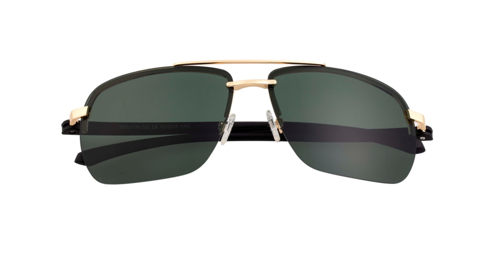 Simplify Lennox Polarized Sunglasses - Unisex, Gold/Black, One Size, SSU119-GD