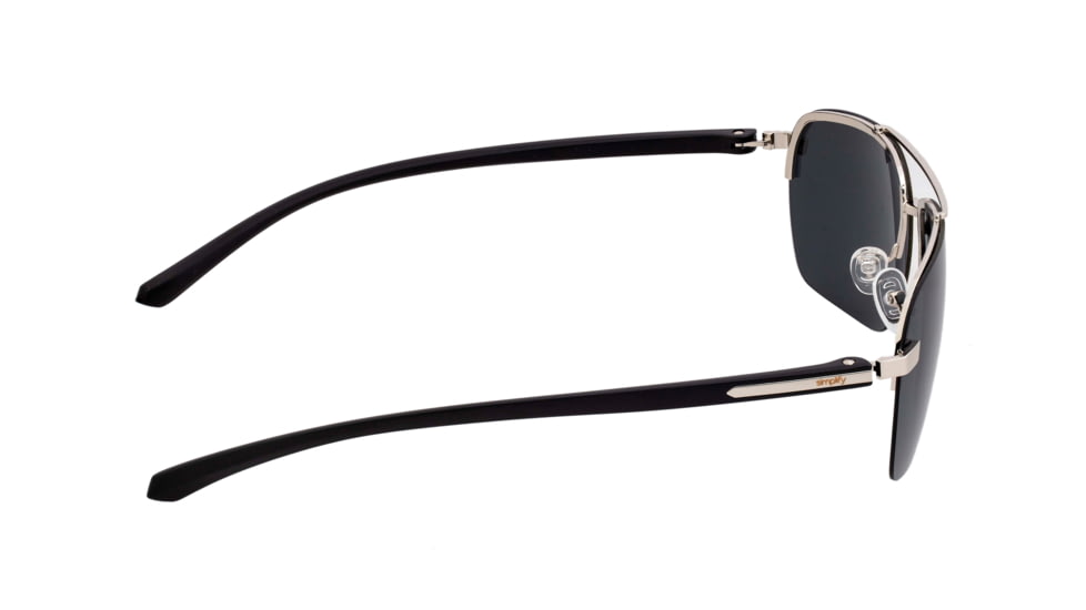 Simplify Lennox Polarized Sunglasses - Unisex, Silver/Black, One Size, SSU119-SL