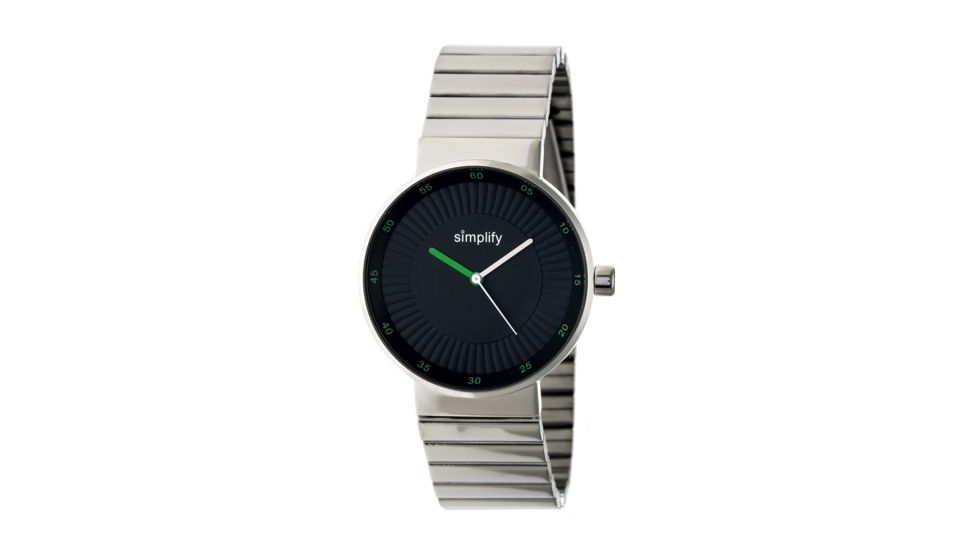 Simplify The 4600 Bracelet Watch, Silver/Green, Standard SIM4601
