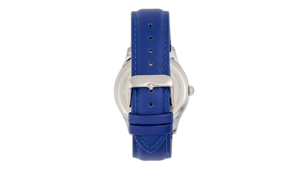 Simplify The 6900 Leather-Band Watch w/ Date, Blue, One Size, SIM6903