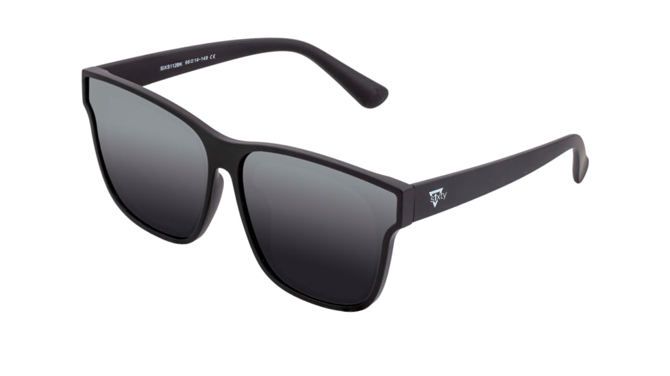 Sixty One Sunglasses Delos Polarized Sunglasses - Unisex, Black/Black, One Size, SIXS112BK