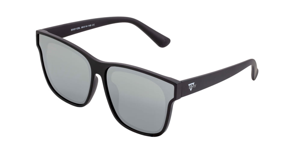 Sixty One Sunglasses Delos Polarized Sunglasses - Unisex, Black/Silver, One Size, SIXS112SL