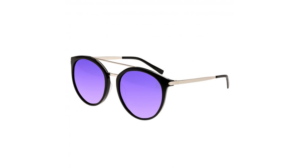 Sixty One Sunglasses Moreno Polarized Sunglasses, Black/Purple, One Size, SIXS145PU