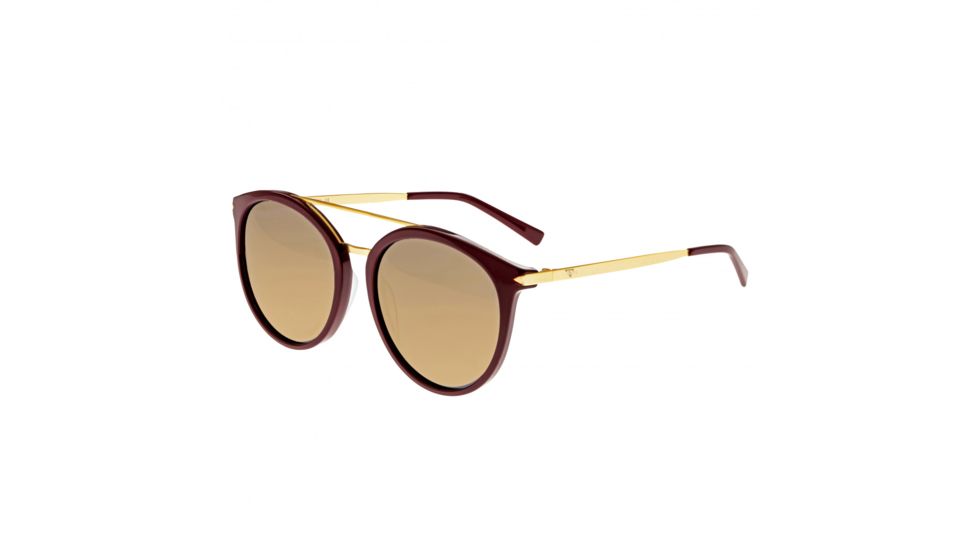 Sixty One Sunglasses Moreno Polarized Sunglasses, Burgandy/Gold, One Size, SIXS145GD