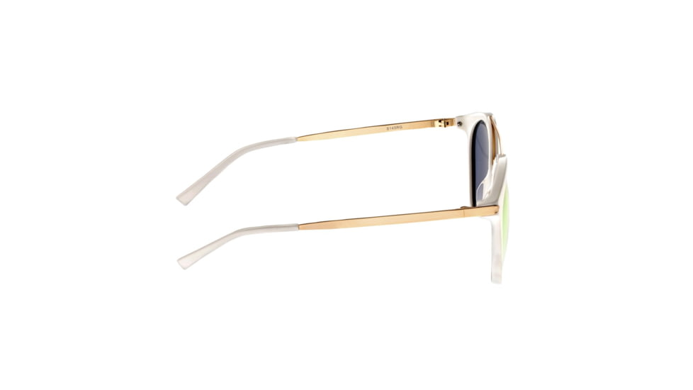 Sixty One Sunglasses Moreno Polarized Sunglasses, White Frame, Mint Lens - Womens, SIXS145PGX