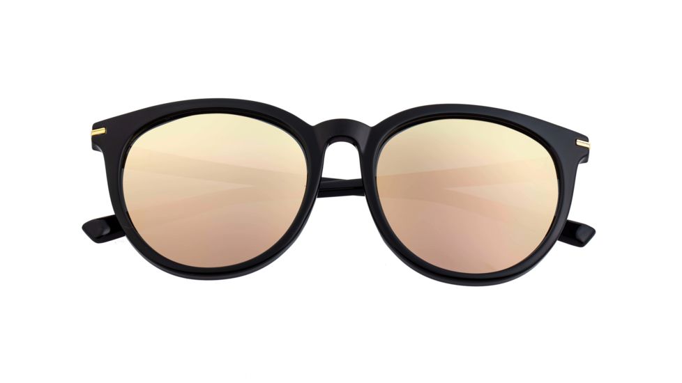 Sixty One Sunglasses Palawan Polarized Sunglasses - Unisex, Black/Rose Gold, One Size, SIXS108RG