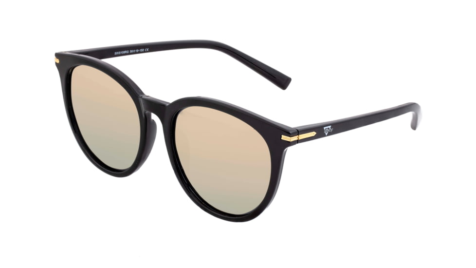 Sixty One Sunglasses Palawan Polarized Sunglasses - Unisex, Black/Rose Gold, One Size, SIXS108RG