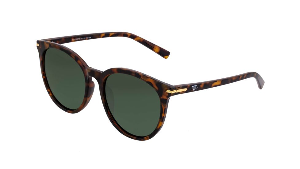 Sixty One Sunglasses Palawan Polarized Sunglasses - Unisex, Tortoise/Black, One Size, SIXS108TO